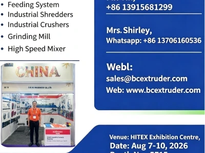 BC Machinery presenta equipos de plástico en HIPLEX 2026